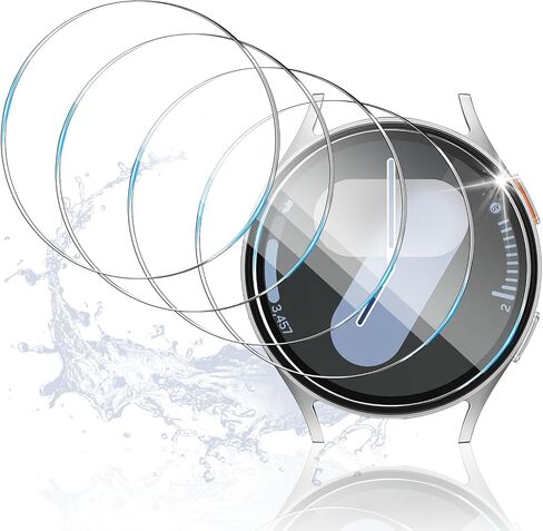 5 Pack for Galaxy Watch 7 40mm / Galaxy Watch FE 40mm / Galaxy Watch 6/4 40mm Screen Protector, Tempered Glass Protectors for Samsung Watch 7/FE/6/4 40mm in Saudi Arabia