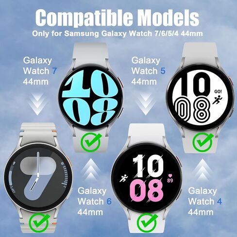 5 Pack for Galaxy Watch 7 40mm / Galaxy Watch FE 40mm / Galaxy Watch 6/4 40mm Screen Protector, Tempered Glass Protectors for Samsung Watch 7/FE/6/4 40mm in Saudi Arabia