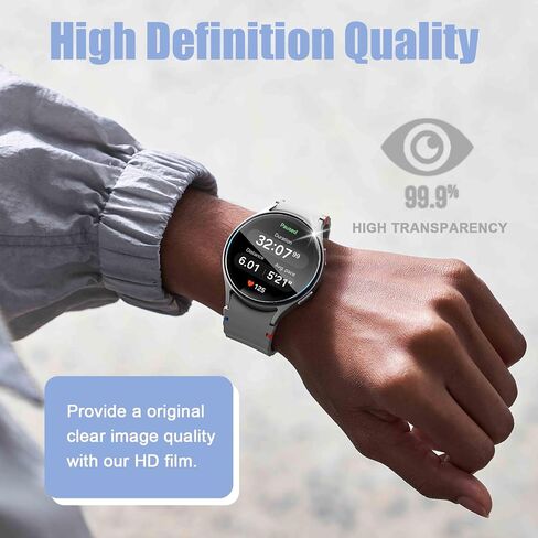 5 Pack for Galaxy Watch 7 40mm / Galaxy Watch FE 40mm / Galaxy Watch 6/4 40mm Screen Protector, Tempered Glass Protectors for Samsung Watch 7/FE/6/4 40mm in Saudi Arabia