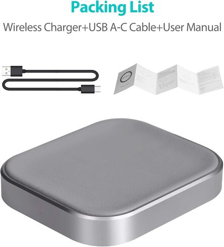 AirPods Pro Charger, Wireless Charging Station for AirPods Pro 3/ Pro 2/Pro, Wireless Charger for Airpods 4 (with Active Noise Cancellation)/ 3rd/ 2rd, White in Kuwait