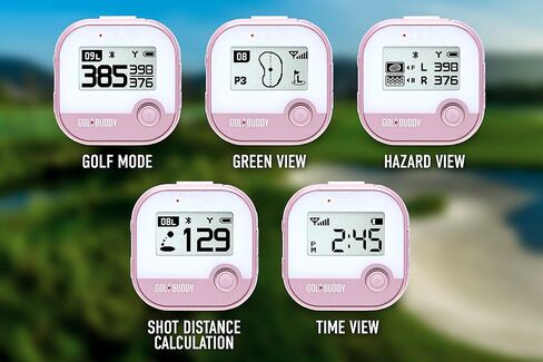 GolfBuddy AIM V10 Golf Navigation GPS Tracker Voice Rangefinders for Hat, Accuracy Distance Talking Bluetooth Wireless Laser Range Finder, Water Resistant Hunting Accessories for Golfers, Rose Gold in Saudi Arabia