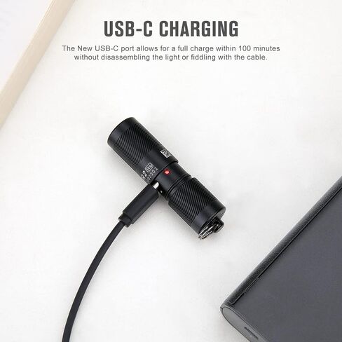OLIGHT I1R 2 Pro Eos 180 Lumens EDC Rechargeable Keychain Flashlight, Powered by Built-in Rechargeable Battery with Type-C USB Cable, Slim Mini Handheld Light for Everyday Carry in Saudi Arabia
