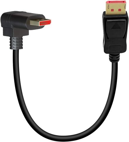 8K @ 60 هرتز 90 درجة زاوية DP 1.4 كابل ذكر إلى ذكر منفذ عرض الزاوية اليمنى 1.4 كابل يدعم 8K @ 60 هرتز، 4K @ 144 هرتز، 1080P @ 240 هرتز 6FT/1.8M in Kuwait