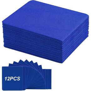 TiMOVO Trading Card Dividers for Commander Deck Boxes with Built-in Slots, 12 PCS Card Supporters Separator for MTG TCG Sports Cards Organizer Box, 2.91×3.35in, Blue