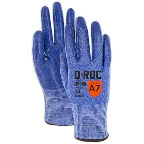 MAGID Heat & Adhesion Resistant Cut Level A7 Work Gloves, 1 PR, Silicone Coated (RepTek Grip), Size 6/XS, AeroDex Shell (50% Lighter Than HPPE), Reusable, 13-Gauge (GPD787)