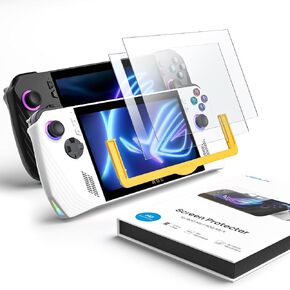 JSAUX ROG Ally Screen Protector 2-Pack, Anti Glare 9H Hardness Tempered Glass Screen Protector with Guiding Frame, 7 inch Anti-Scratch Screen Protector for ASUS ROG Ally/ASUS ROG Ally X 2024