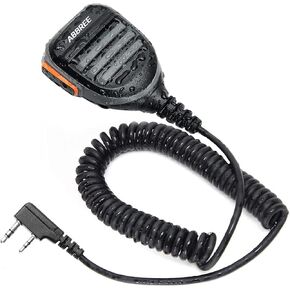 ABBREE AR-780 Radio Microphone Speaker Mic Ham Radio Accessories, Remote Shoulder Mic for Baofeng BF-F8HP UV-5R 5RM UV-21R K5PLUS GM-15 Pro UV-5G Plus GM-5RH TIDRADIO TD-H3 TD-H8 Quansheng UV-K5 (1)