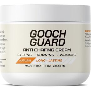 Anti Chafing Cream - Chamois Butter for Cycling, Running, Gym & Outdoor Activities, Natural Anti Chafing Cream for Thigh Chafing, Chafing Cream for Women & Men (8oz)