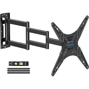 MOUNTUP Corner TV Wall Mount 30 inch Long Arm TV Mount for Most 26"-60" TVs, Full Motion TV Mount Articulating Wall Mount TV Bracket Max VESA 400x400mm, Smoothly Extendable, Holds up to 77 lbs MU0057