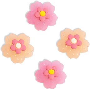 PERFECTSIGHT Switch Joycon Thumb Grip Caps, Kawaii Cute Sakura Soft Silicone Joystick Cover Compatible with Nintendo Switch OLED Switch Lite Thumbstick Analog Stick Grips Button Covers