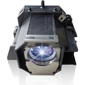 EL PLP97 Replacement Projector Lamp Bulb Compatible with EPSON VS260 Powerlite Home Cinema 2200/2250/U50 880 EB-U50 EX3280 EX5280 EX9230 EB-FH52 EB-FH06 EB-W51 EB-W50 EB-X50 Projectors, with Housing