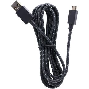 2.7M 9FT Long Elite Controller Braided Original Micro USB Charging Cable for Microsoft Xbox One Controller Charging Cord