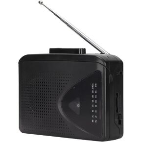 Portable Cassette Players Recorders, AM FM Radio Stereo Compact Tape Player, External Speakers, 2AA Battery Or USB Power Supply