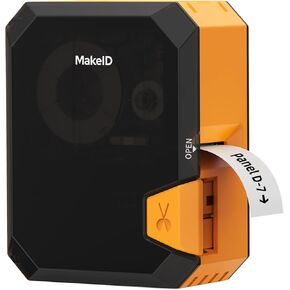 Makeid P31 Industrial Label Maker, Portable Bluetooth Labeler Printer with 0.71" W x 26.24ft L Label, Wire and Cable Labeling Machine for Job Sites, Fast Creat and Print Label