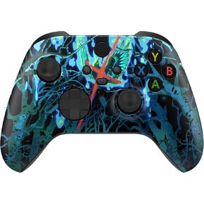 eXtremeRate Custom Shell for Xbox Series X & S Controller - Revitalize Your Controller - Darkness Lost Cover Replacement Accessories Front Housing Cover for Xbox Core Controller [Control NOT Included]
