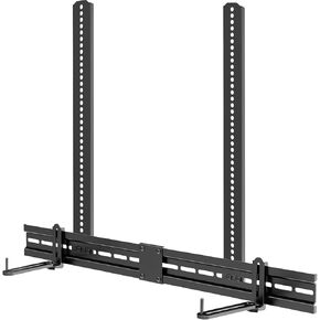 MOUNTUP Universal Soundbar Mount, Sound Bar TV Bracket with 31.5" Longer Bracket Mounting Above or Under TV with/Without Holes, 6.5" Holder Swivel to Fit Various Soundbar, Up to 13 LBS, MU9122-A