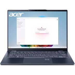 acer Swift 14 AI Copilot+ PC | 14" WUXGA 16:10 Touch Display | Intel Core Ultra 7 Processor 258V | Intel Evo Edition | Intel ARC 140V | 32GB LPDDR5X | 1TB Gen 4 SSD | Killer Wi-Fi 7 | SF14-51T-75AF