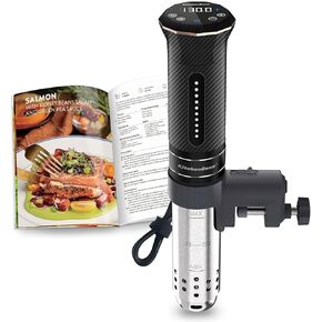 KitchenBoss Sous Vide Machine: Precision Sous-vide Cooker Immersion Circulator, IPX7 Waterproof Stainless Steel 1100W Professional Cooking Machines (G322T-US)