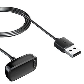 TUCANA Compatible for Fitbit Charge 6 / Charge 5 / Luxe Charger Cable, Smartwatch Replacement USB Charging Dock Stand for Charge 6 / Charge 5 / Luxe (2-Pack, 3.3FT+1.6FT)