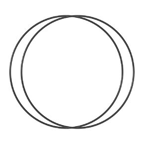 for Gamma2 Seal Replacement O-Ring (one Pair) for 9" lids (Pet Food containers) (Pack of 2)