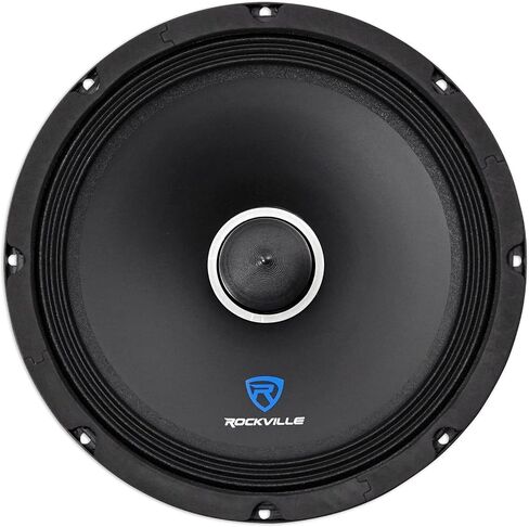 Rockville RXM64 مكبر صوت سيارة متوسط ​​المدى 6.5 بوصة، 150 وات ذروة/75 وات RMS، 4 أوم، متوافق مع CEA، كروس، مع شبكة، عالي وواضح، مثالي لصوت السيارة in Saudi Arabia