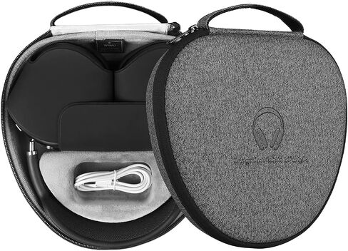 for Apple AirPods Max Case Accessory: WIWU AirPod Max Case with Sleep Mode | Airpod Max Accessories for Apple Headphones | Ultra-Slim Travel Carrying Case | Portable Storage Bag | Black in Saudi Arabia