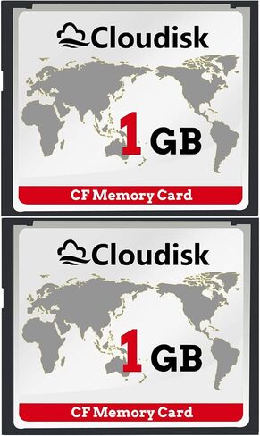 Pack of 2 Compact Flash Card 1GB CF 2.0 Card Performance for DSLR Camera,Vintage Digital Camera and Industry Equipment(1GB) in Saudi Arabia