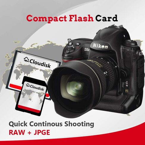 Pack of 2 Compact Flash Card 1GB CF 2.0 Card Performance for DSLR Camera,Vintage Digital Camera and Industry Equipment(1GB) in Saudi Arabia