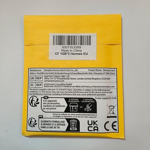 Pack of 2 Compact Flash Card 1GB CF 2.0 Card Performance for DSLR Camera,Vintage Digital Camera and Industry Equipment(1GB) in Saudi Arabia