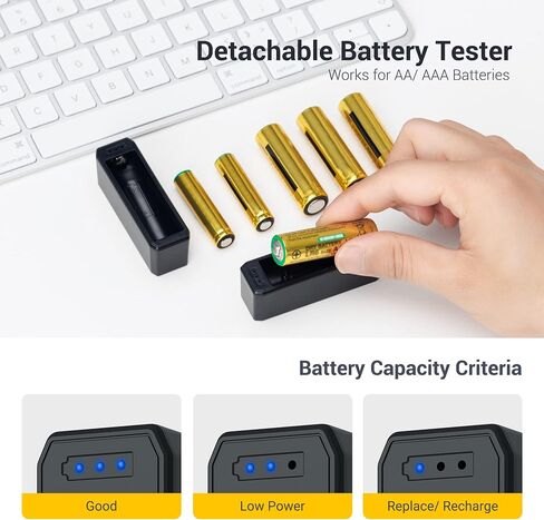 KIWIFOTOS 15 Slots C Cell Battery Organizer Storage Case | Heavy Duty IP67 Waterproof C Type LR14 Alkaline Batteries Holder Containers for Household Outdoor Office All-Purpose in Saudi Arabia