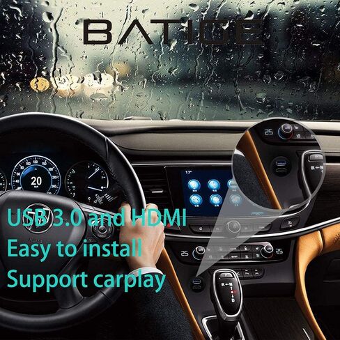 BATIGE USB 3.0 وHDMI إلى HDMI + USB3.0 AUX تمديد لوحة أجهزة القياس مقاوم للماء سيارة فلوش جبل كابل للسيارة والقارب والدراجات النارية - 3 قدم in Kuwait