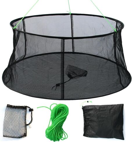 Drasry Fishing Net Trap for Bait Minnow Shrimp Crayfish Foldable Fish Crawdad Lobsters Cast Net Collapsible in Saudi Arabia