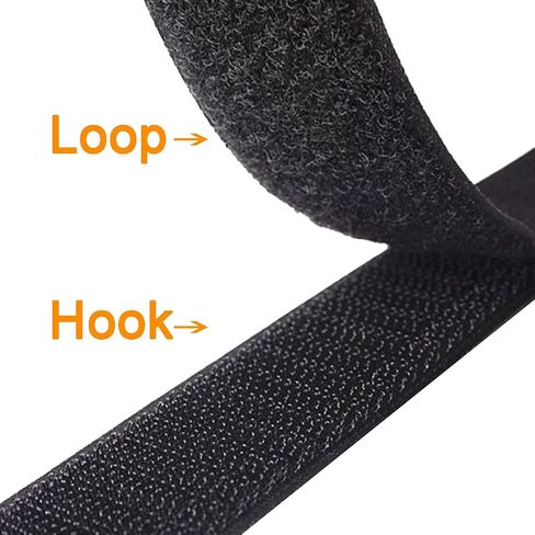 8"12"18"24"30" Hook and Loop Fastening Cable Strap - 30 Pack Reusable Nylon Extend Securing Strap - Adjustable Cinch Strap with Buckle in Saudi Arabia