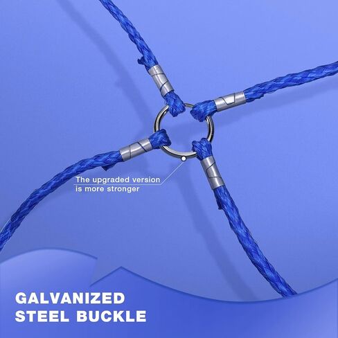 4 Arm Crab Trap Harness with Durable Nylon/Heavy Duty Metal Hooks for Sailing Fishing in Kuwait