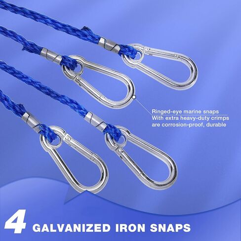 4 Arm Crab Trap Harness with Durable Nylon/Heavy Duty Metal Hooks for Sailing Fishing in Kuwait