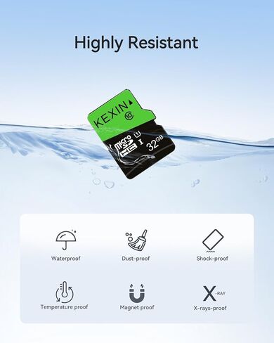 KEXIN Micro SD Card 64GB 5 Pack microSDXC Memory Card Class 10 Micro SD Card High Speed Up to 85MB/s, C10, U3, V30, A1 in Kuwait