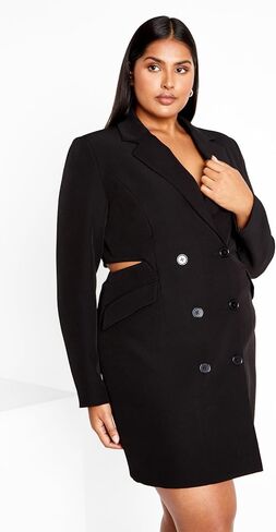 فستان City Chic النسائي بمقاس كبير Tuxedo Twyla in Saudi Arabia