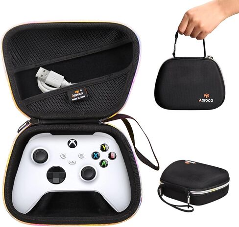 حافظة تخزين صلبة للسفر من Aproca، لوحدة التحكم اللاسلكية Xbox Core / Xbox Elite Series 2 Core / Xbox One S / Nintendo Switch Pro in Kuwait