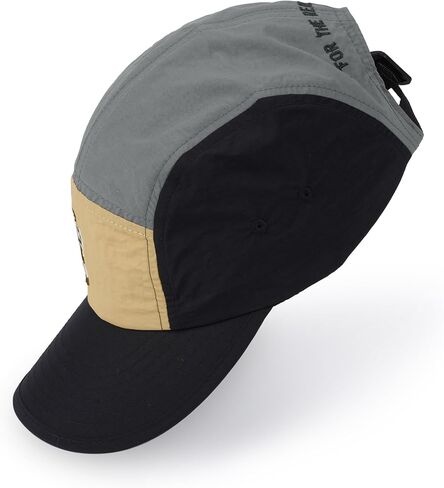 CLAPE 5 Panel Cap Curved Bill Dad Golf Cap Waterproof Nylon Hat Stylish Embroidered Baseball Cap Hip Pop Dancing Snapback Cap in Kuwait