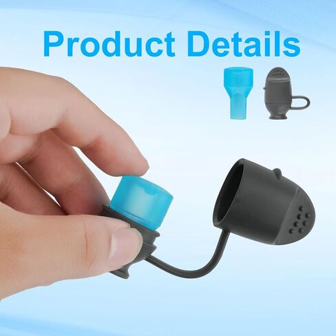 BOXOB 8pcs Bite Valve Replacement for Camelbak, Mouthpiece Replacement Bladder Replacement Parts Bite Valve Accessories Replacement Compatible with Camelbak in Saudi Arabia
