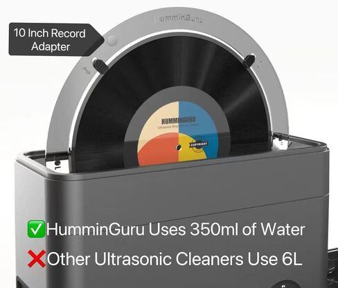 Ultrasonic Vinyl Record Cleaner- 40kHz Ultrasonic Vinyl Record Cleaning Machine with Auto Drying, Vinyl Record Cleaner Kit with Filters, 1Y Warranty (HG01 7/10/12 Inch) in Kuwait