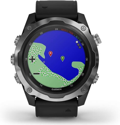 Garmin Descent Mk2 (Stainless Steel/Black) Dive Computer Watch Bundle - Air Integration, Multisport Training Features - includes PlayBetter Waterproof Dry Bag Set in Saudi Arabia