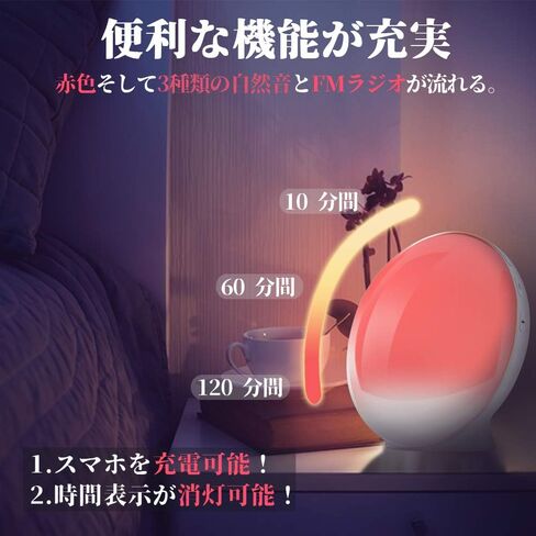 Wake Up Light, Sunrise Alarm Clock Radio, Bedside Lamp with Sleep Aid, Dual Alarms, Snooze, Colorful Lights, Natural Sounds for Kids Adults Bedroom in Kuwait