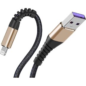 [ Apple Certified 2pack ] iPhone Charger 6ft,Lightning Cable Long 6 Foot Cord, Fast Charging Cables for Apple iPhone 12/11/11Pro/11Max/ X/XS/XR/XS Max/8/7/6/5S/SE/iPad Mini Air (Blue) in Saudi Arabia
