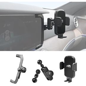 FICS Phone Holder Compatible with Mercedes E, CLS Class(W213, C257). E Class Accessories, Customized Phone Holder Mount. Adjustable, Compatible with iPhone, Samsung, and Other Smartphones