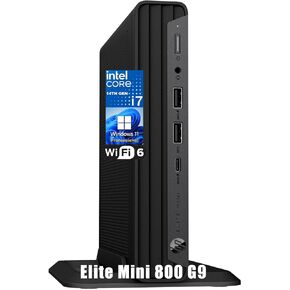 HP Elite Mini 800 G9 Business Desktop Computer, 14th Gen Intel 20-Core i7-14700 up to 5.4GHz, 32GB DDR5 RAM, 1TB PCIe SSD, WiFi 6, Bluetooth, Type-C, Keyboard and Mouse, Windows 11 Pro, AZ-XUT