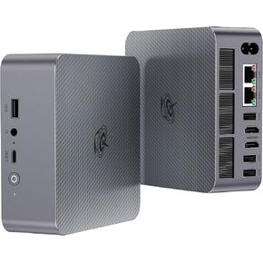 Beelink EQR6 Mini PC AMD Ryzen 9 6900HX, 24GB DDR5 1TB PCIE4.0 SSD Dual LAN Mini PC with AMD Radeon 680M, Dual 4K Display/ USB3.2/ WiFi6/ BT5.2 / Home/Office/Gaming Mini Computer