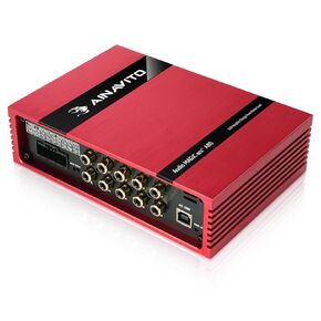 A80 DSP Amplifier Car Audio Digital Signal Processor,2- Channels Input,8-Channels Output,Support Manual/PC/APP/Controller/USB car Equalizer for Android car Radio (Non-OEM Radio) Plug and Play