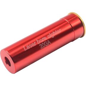 Red Dot Laser Bore Sight, Bore Sight Lase for 20GA/20Gauge Caliber,Laser Boresighter with 2 Sets of Batteries for Hunting