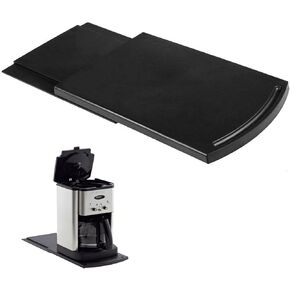 HauSun Handy Sliding tray Sliding Tray Mat for Coffee Maker,Kitchen Appliance Moving Caddy,Countertop Stoage for Air Fryer, Blender, Stand Mixer,Food Processors,1 set